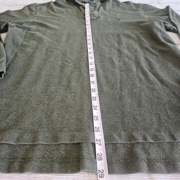 Polo By Ralph Lauren Green Long Sleeve Polo Size Large - Picture 8 of 13